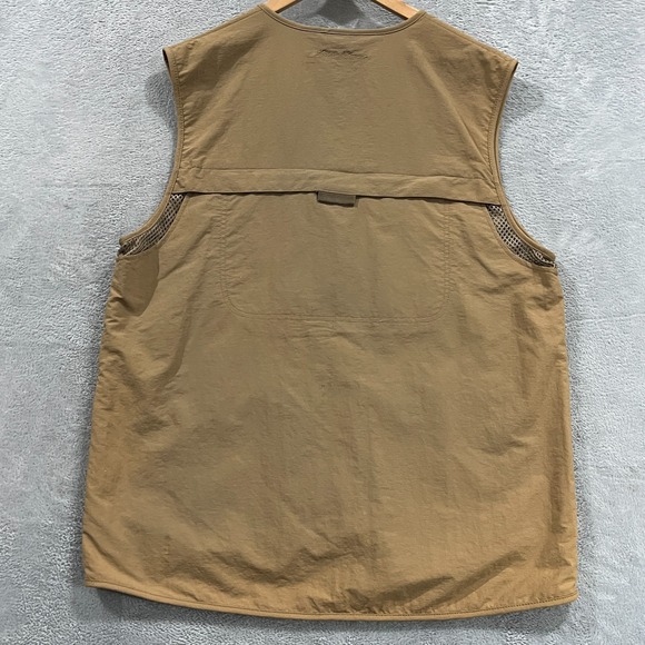 Eddie Bauer Adventurer Vest Men Large Tall Full Zip Pockets Hunting Fishing - Picture 2 of 14